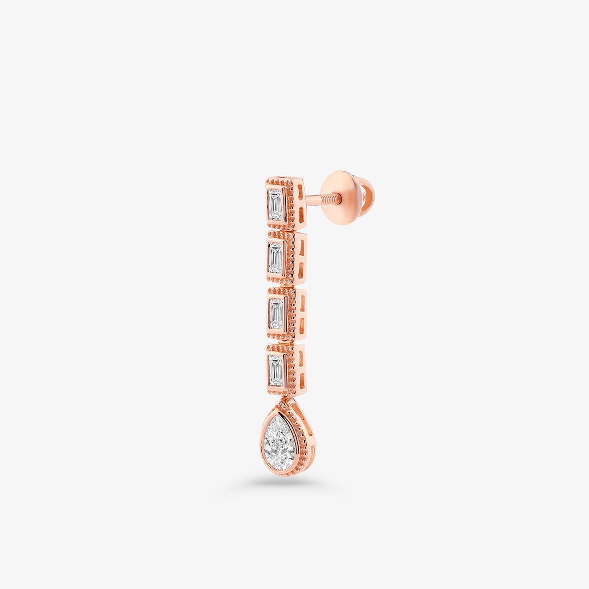 GILDED<span> Teardrop Diamond Drop </span>EARRINGS