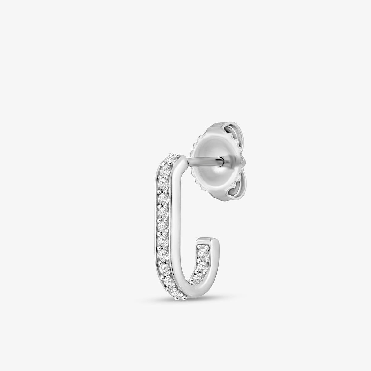 SLEEK<span> Sparkle Diamond Hoop </span>EARRINGS