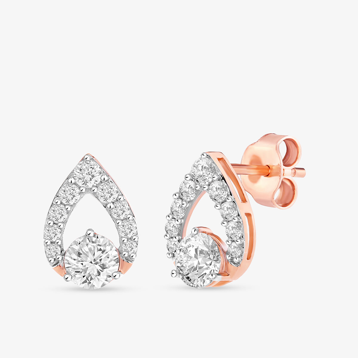 IMPERIAL<span> Teardrop Diamond Stud </span>EARRINGS