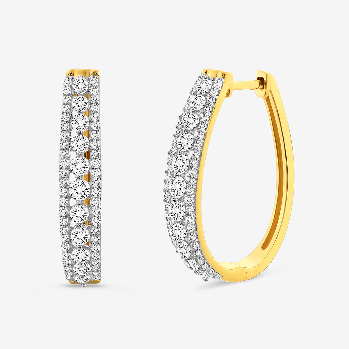 ETERNA <span>Glow Diamond Hoop</span> EARRINGS