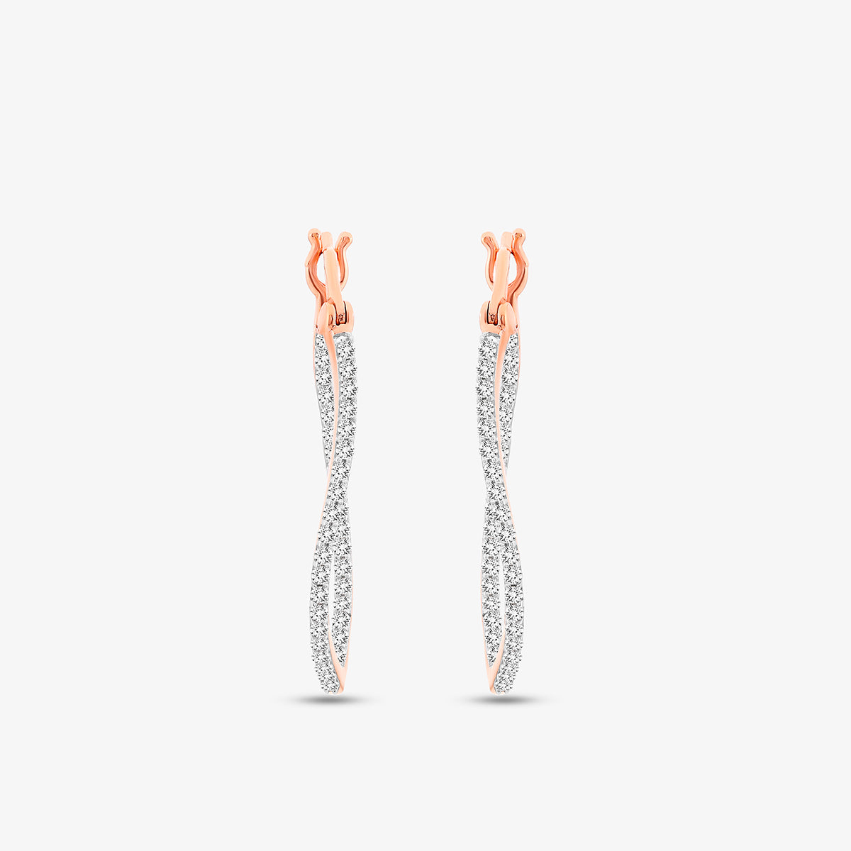 AURELIA <span>Station Diamond Hoop </span>EARRINGS