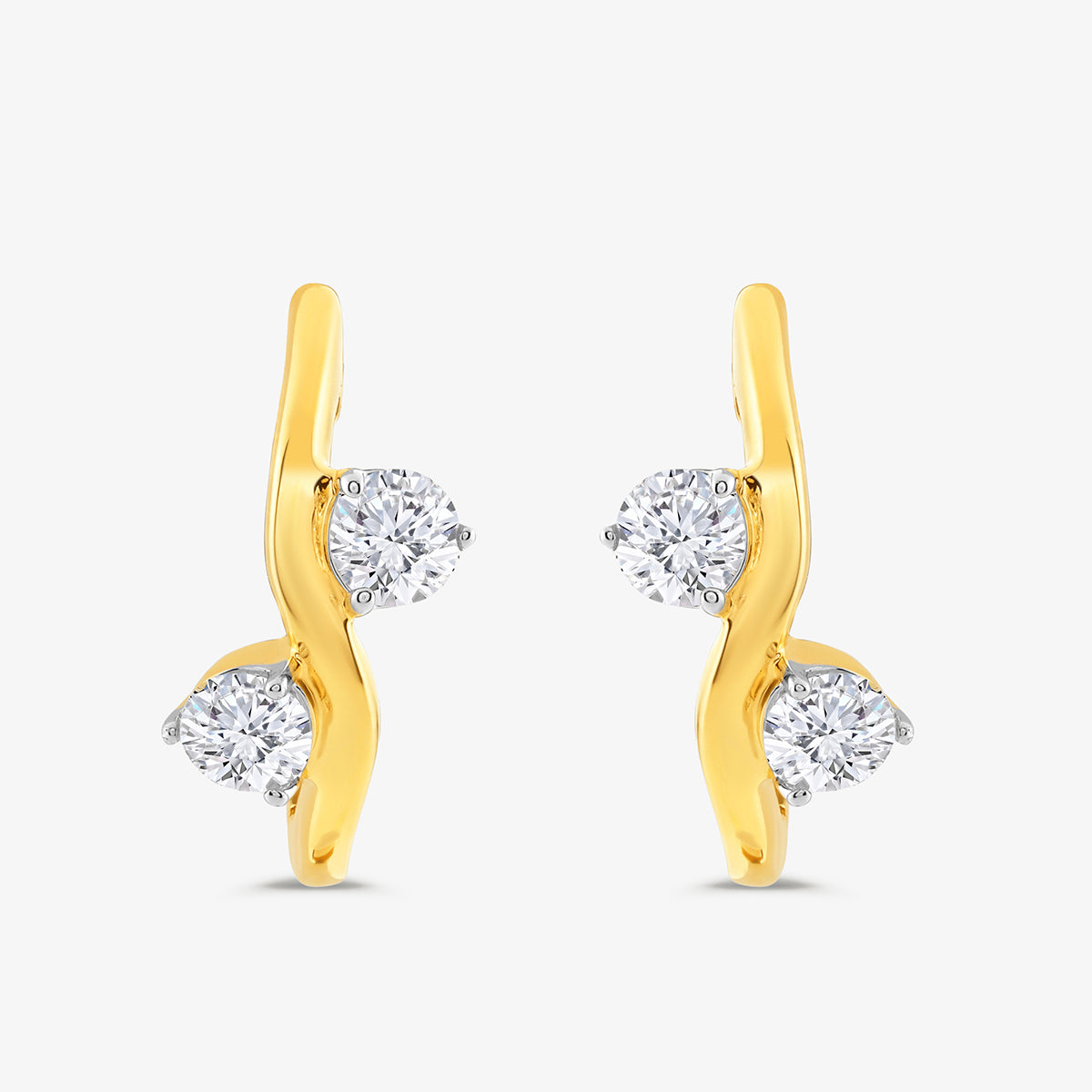 ORIA<span> Spark Diamond Hoop</span> EARRINGS