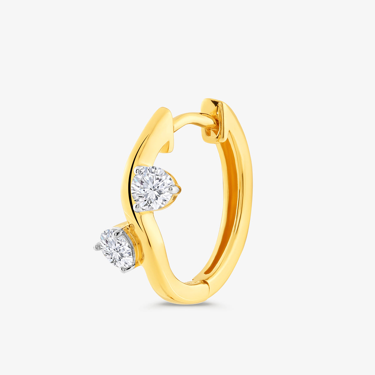 ORIA<span> Spark Diamond Hoop</span> EARRINGS