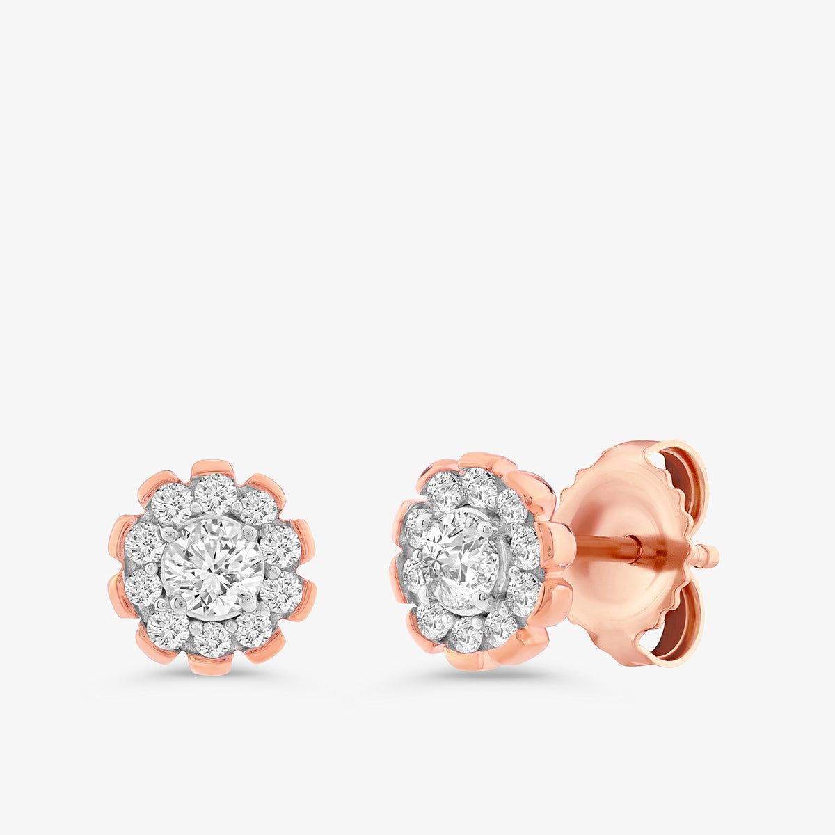FROSTED<span> Bloom Diamond Stud </span>EARRINGS