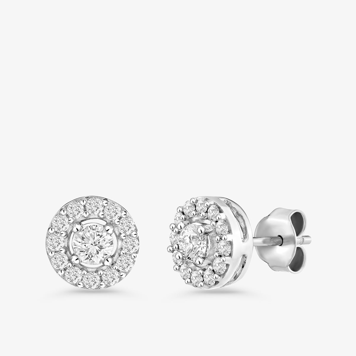 EVERYDAY<span> Glow Halo Diamond Stud</span>EARRINGS