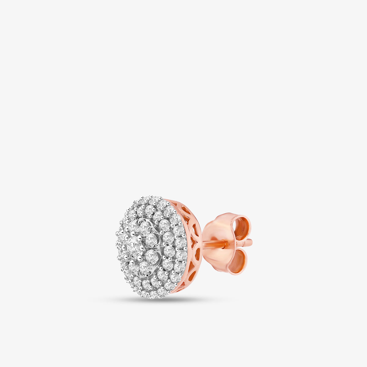FLORAL <span>Aura Diamond Stud </span>EARRINGS