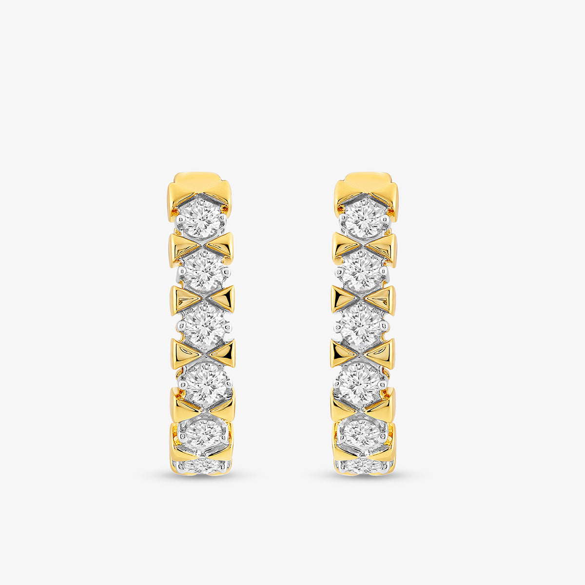 AMARA <span>Diamond Hoop </span>EARRINGS