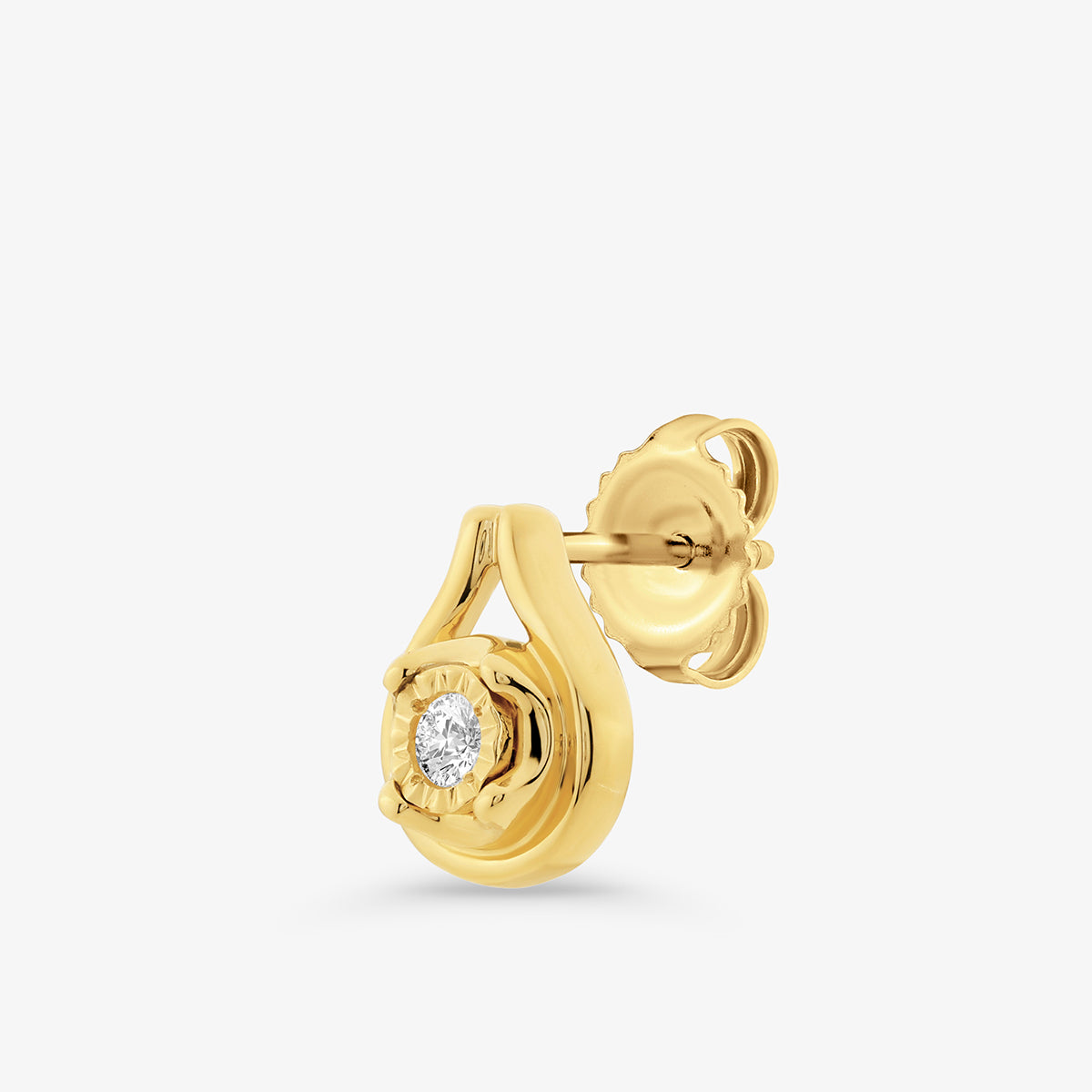 TEARDROP<span> Shine Diamond Stud </span>EARRINGS