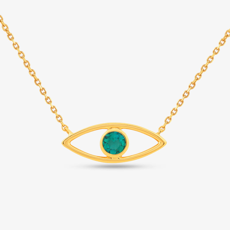 Nazariya Emerald Glow Diamond Necklet