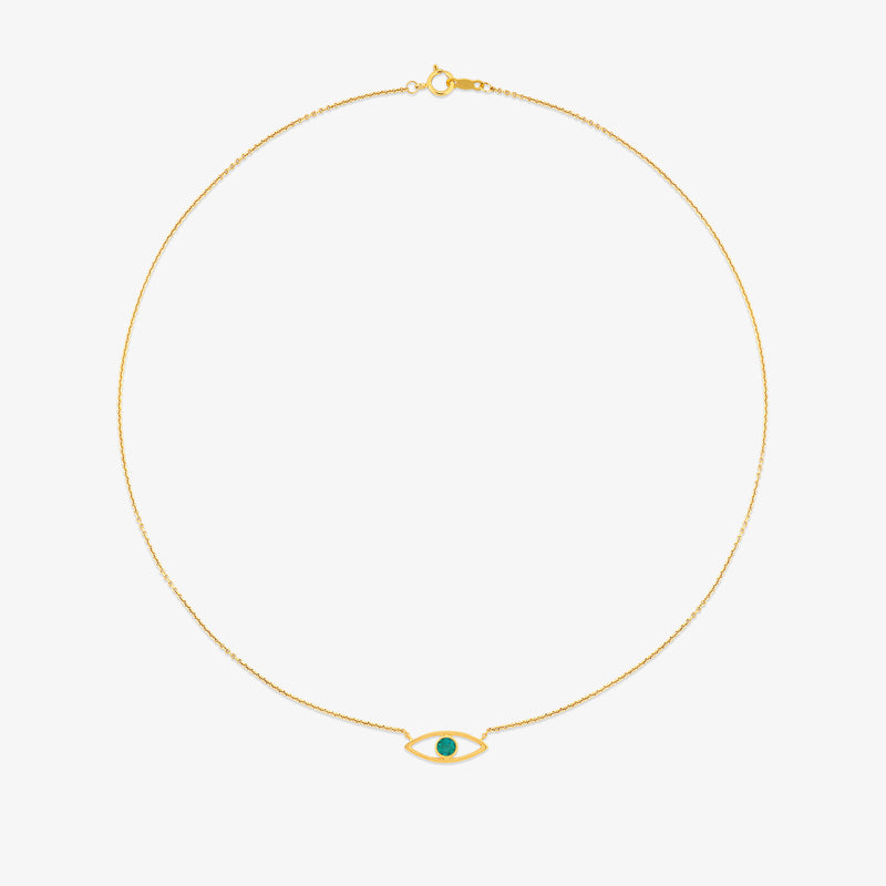 Nazariya Emerald Glow Diamond Necklet