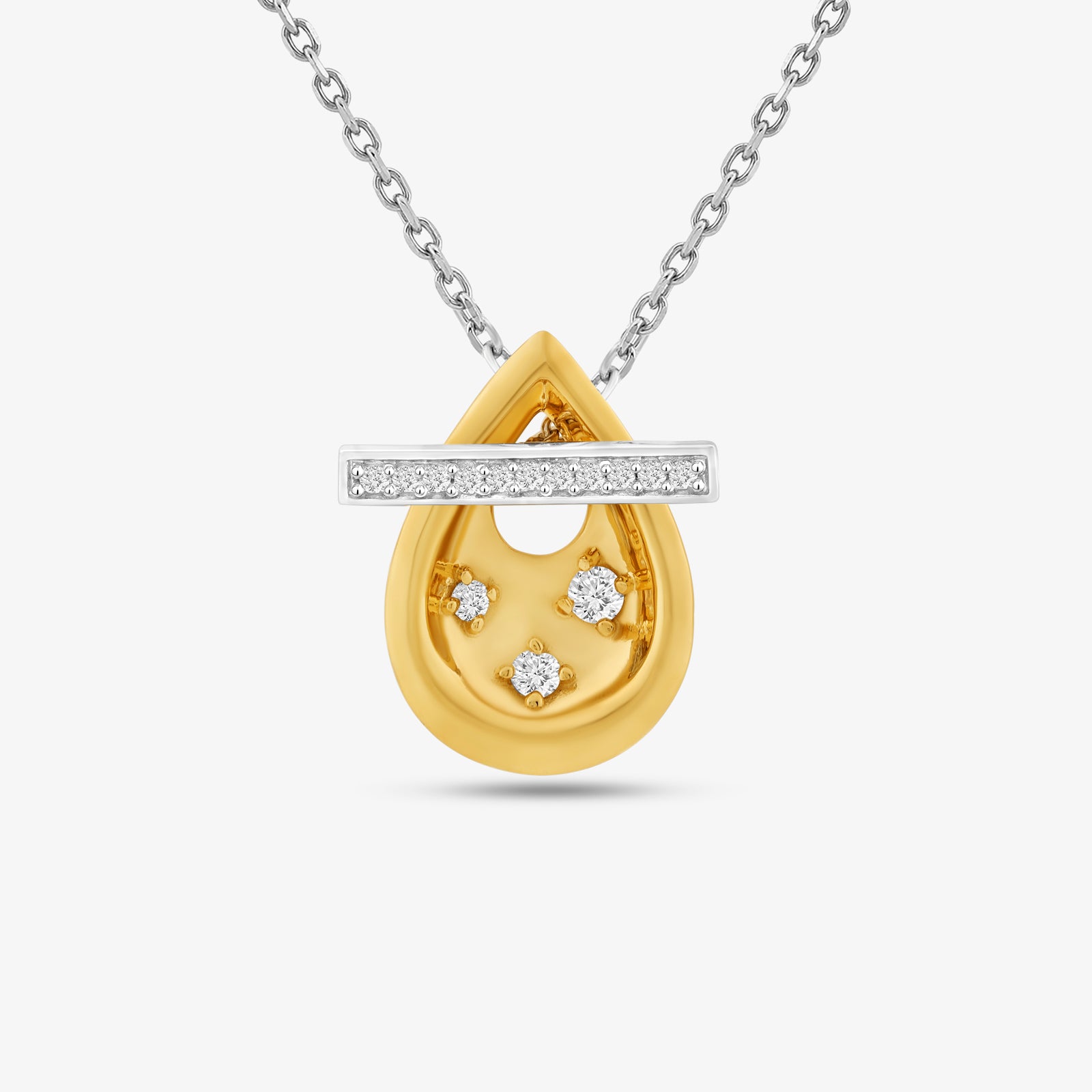 Celeste Diamond Drop Pendant