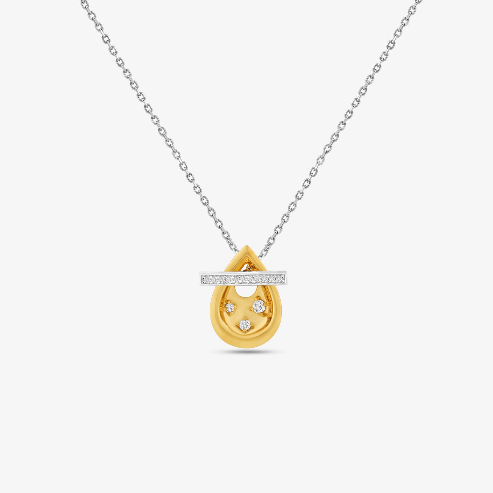 Celeste Diamond Drop Pendant