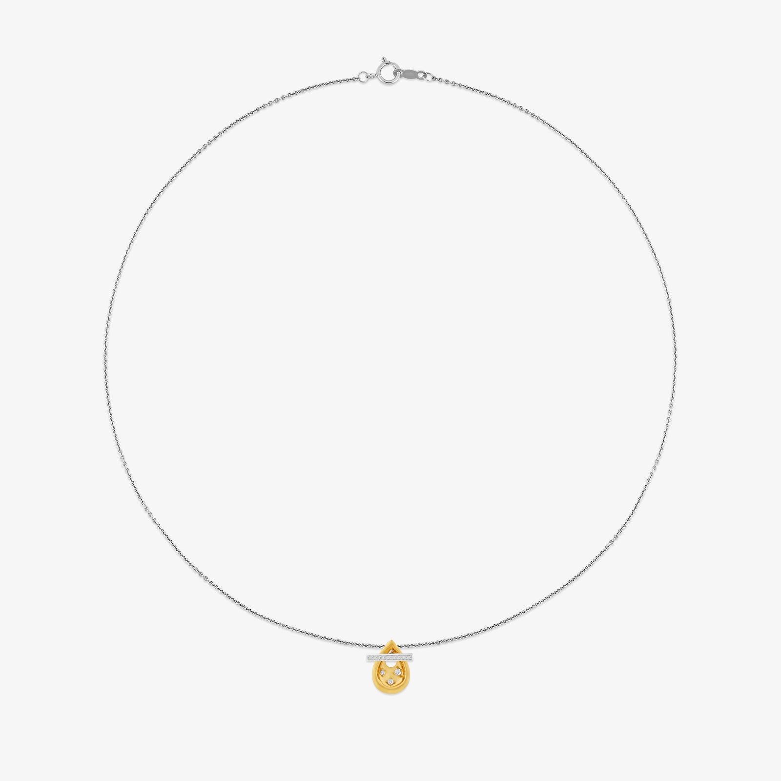 Celeste Diamond Drop Pendant