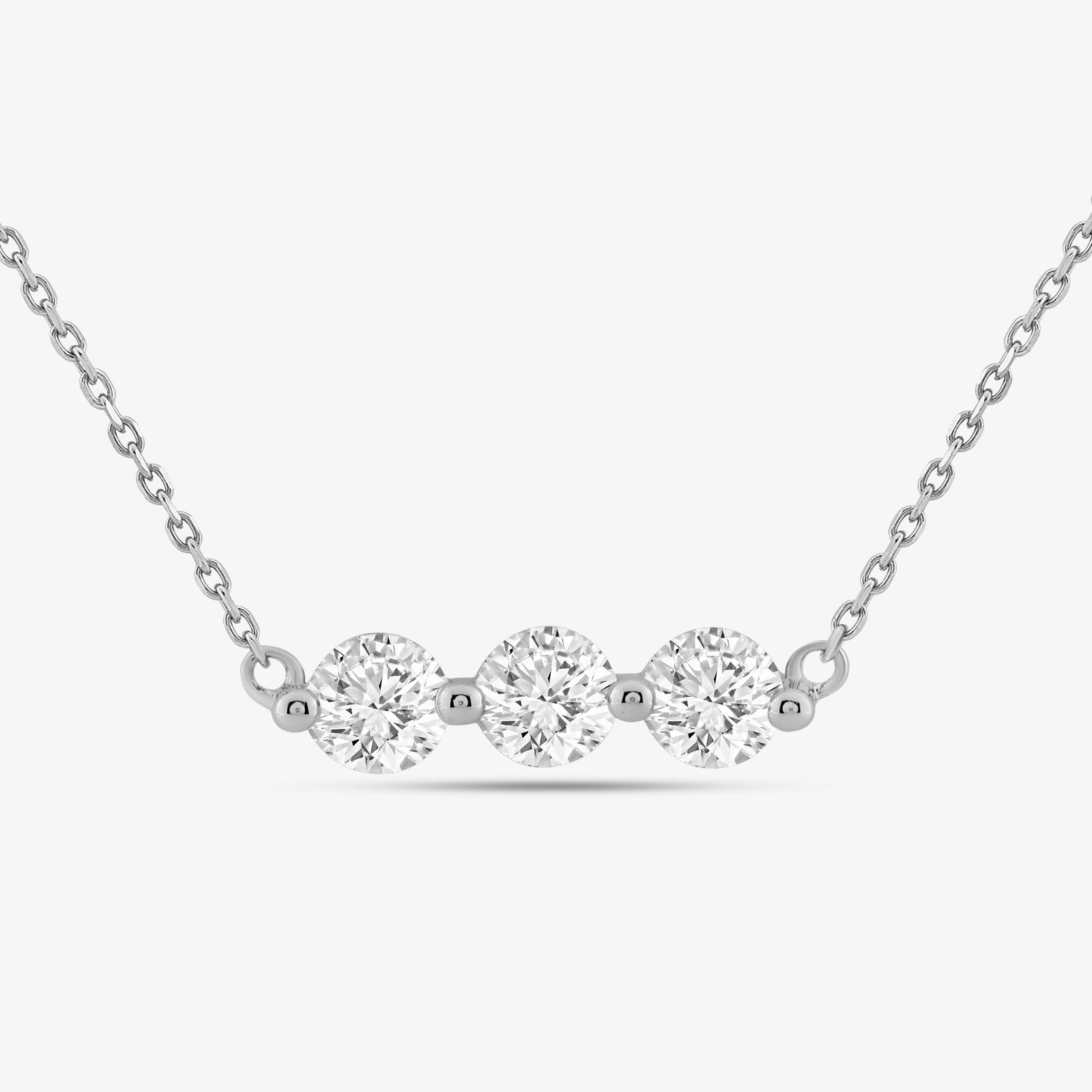 Trio Harmony Diamond Necklet