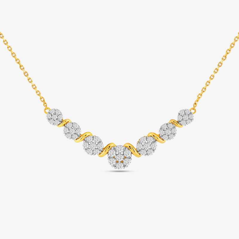 Bloomline Solitaire Necklet