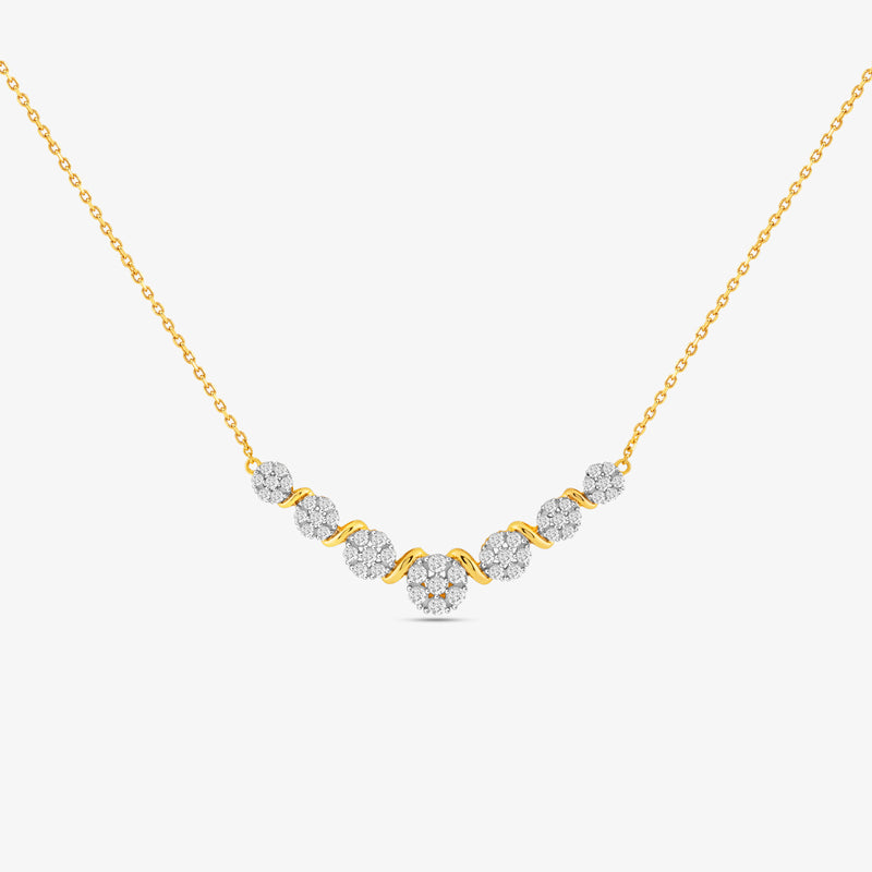 Bloomline Solitaire Necklet