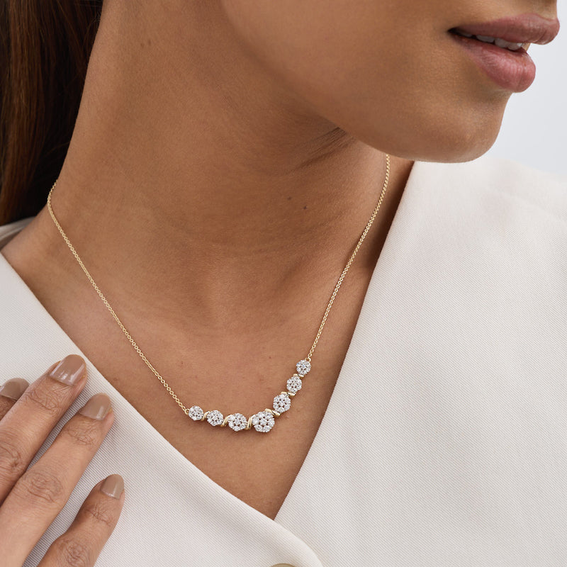 Bloomline Solitaire Necklet