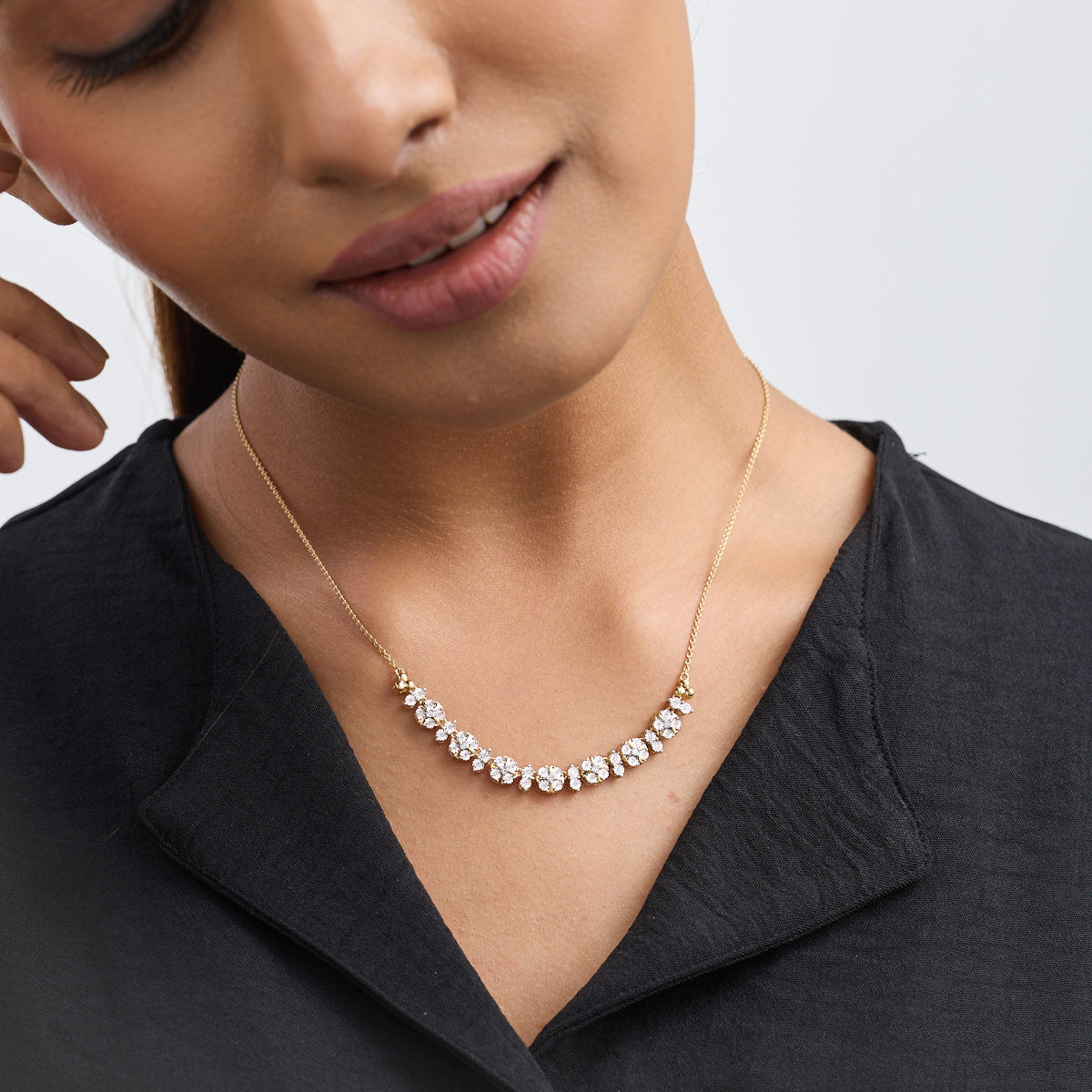 Eternal Blossom Diamond Necklet