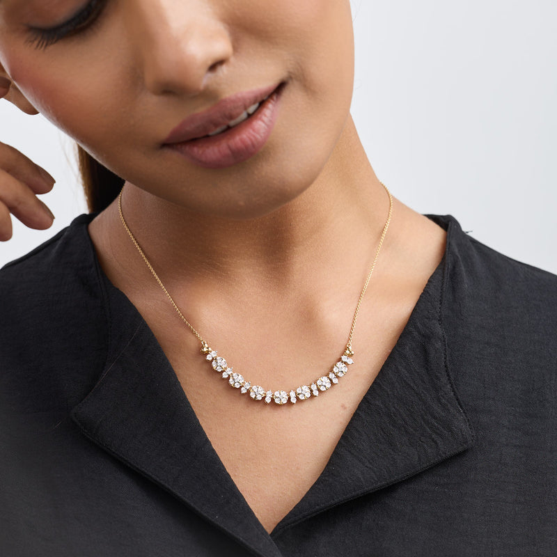 Eternal Blossom Diamond Necklet