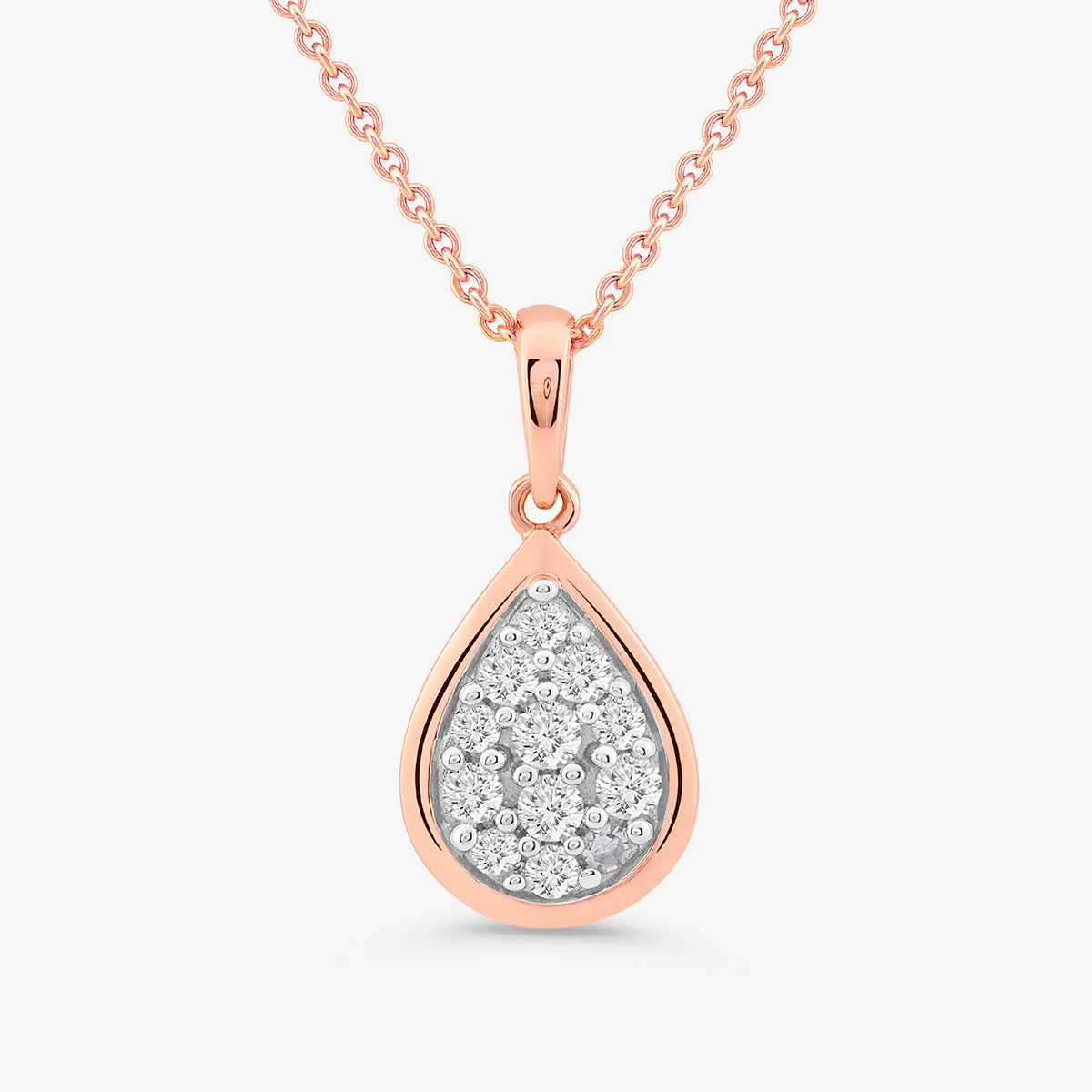 ROPEGLOW <span>Pear Diamond</span> PENDANT