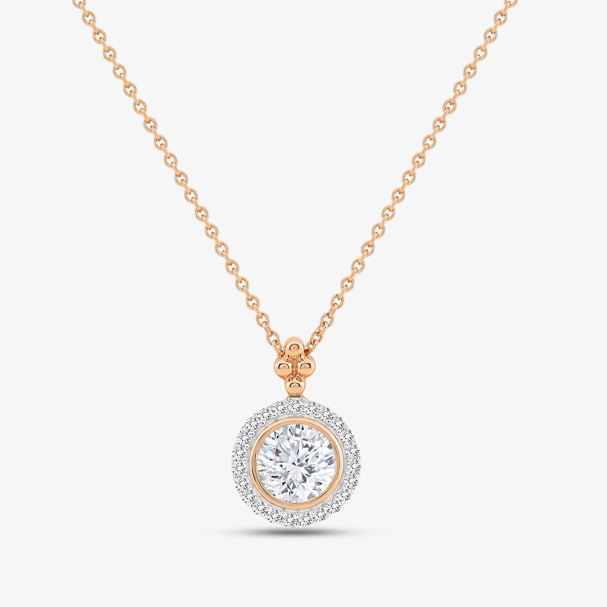 GRACE<span> Halo Diamond</span> PENDANT