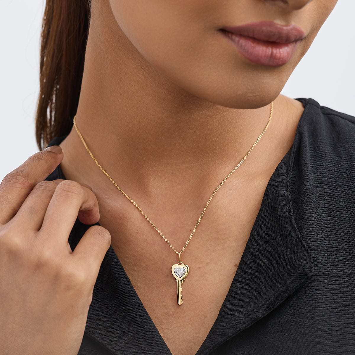 KEY<span> To My Heart Diamond</span> NECKLET