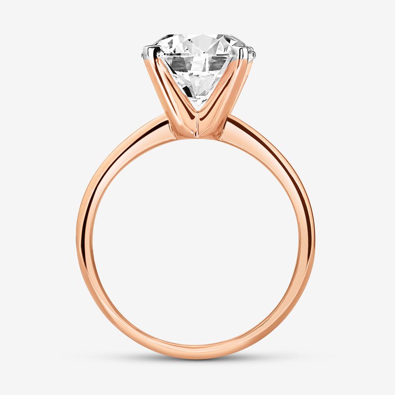Elegant Round Solitaire Ring