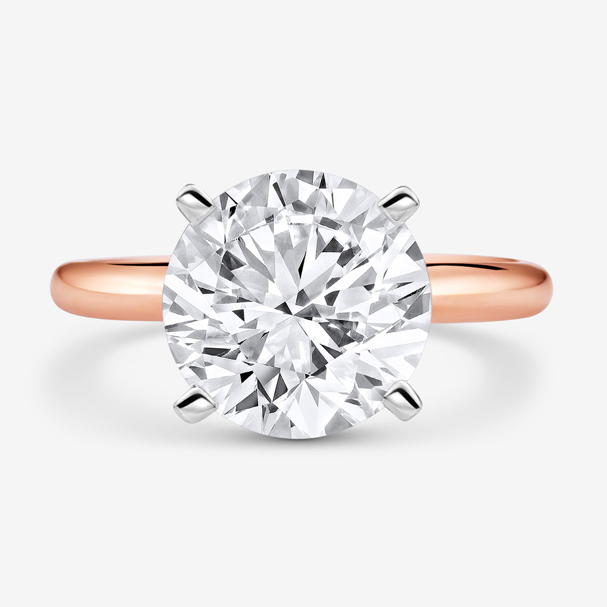 ELEGANT<span> Round Solitaire </span>RING