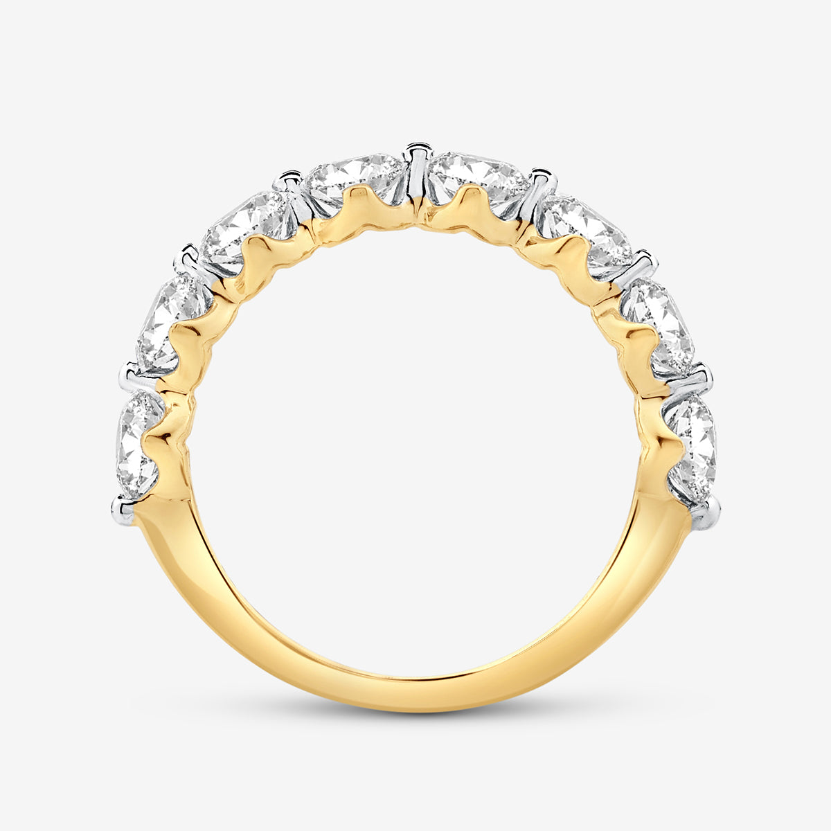 Keemti Jewels' CLASSIC Round Solitaire Ring features a prong-set design with elegant sparkle on a white background.