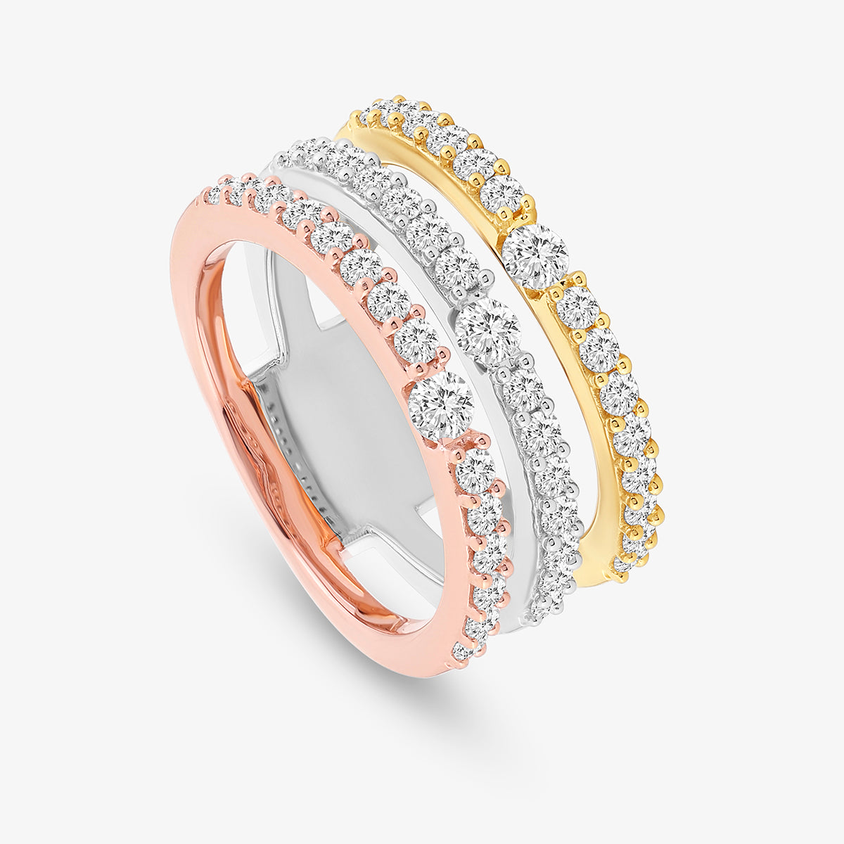 ETERNITY<span> Multi-row Diamond </span>RING