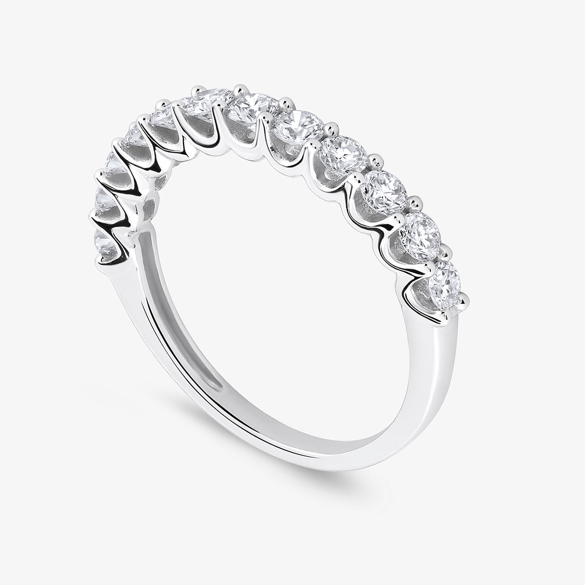 ROUND <span>Cluster Eternity Diamond </span>RING