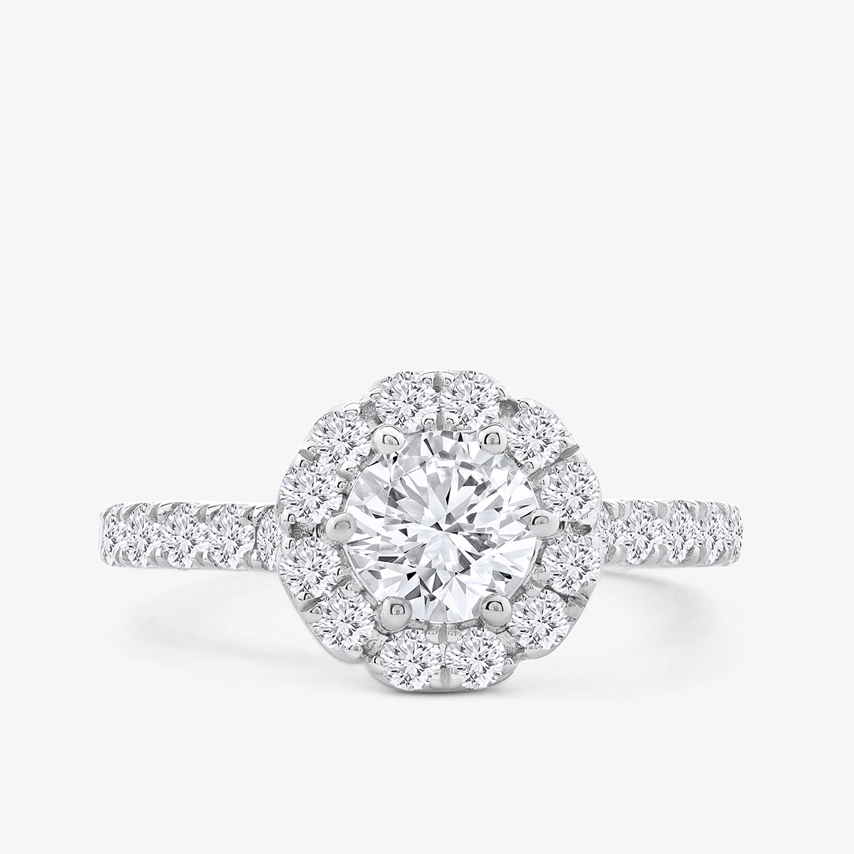 FOREVER<span> In Bloom Halo Diamond </span>RING