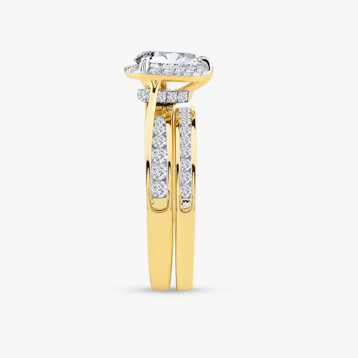 SOFT<span> Glow Pear Diamond Solitaire </span>RING