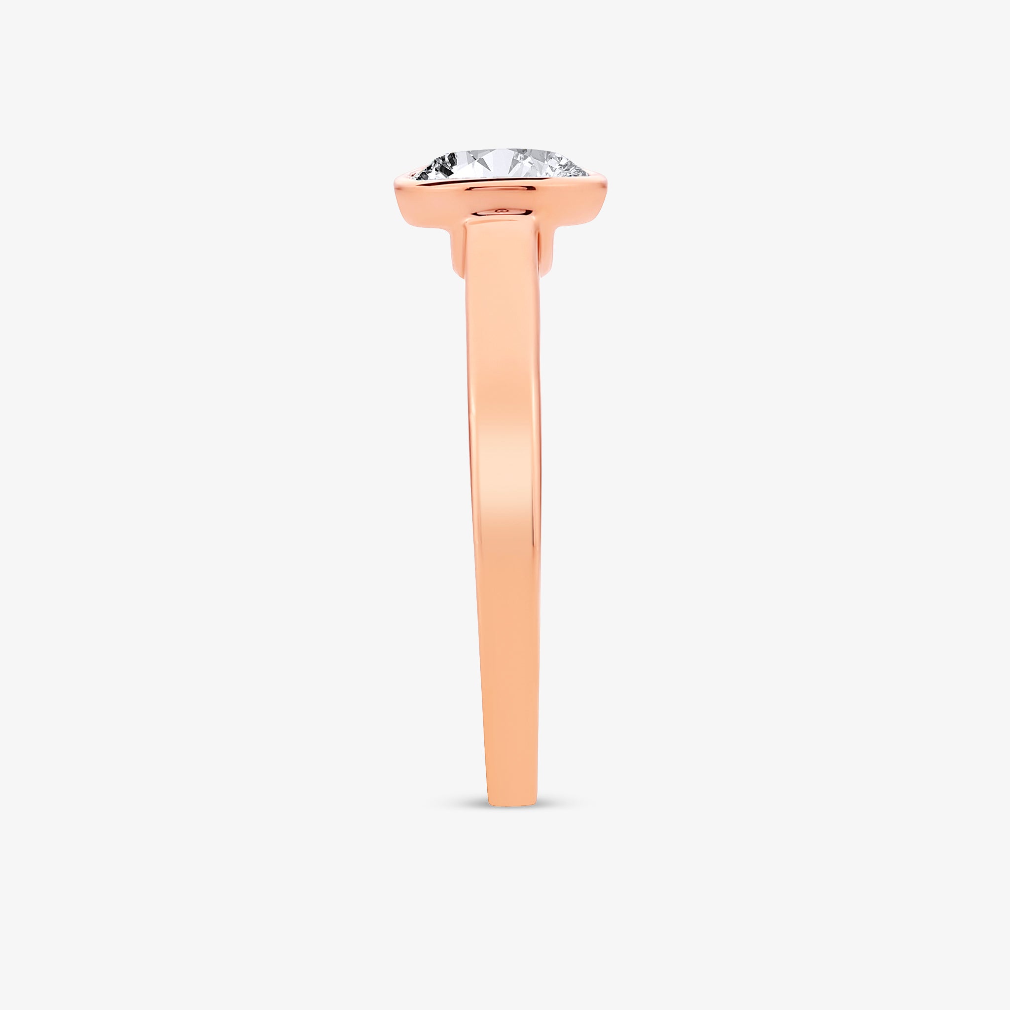 CLASSIC Round Mens Solitaire RING