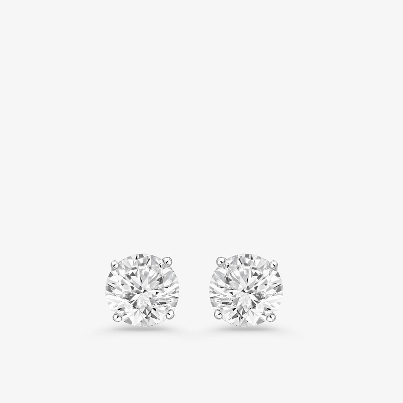 Sparkles Solitaire Stud Earrings