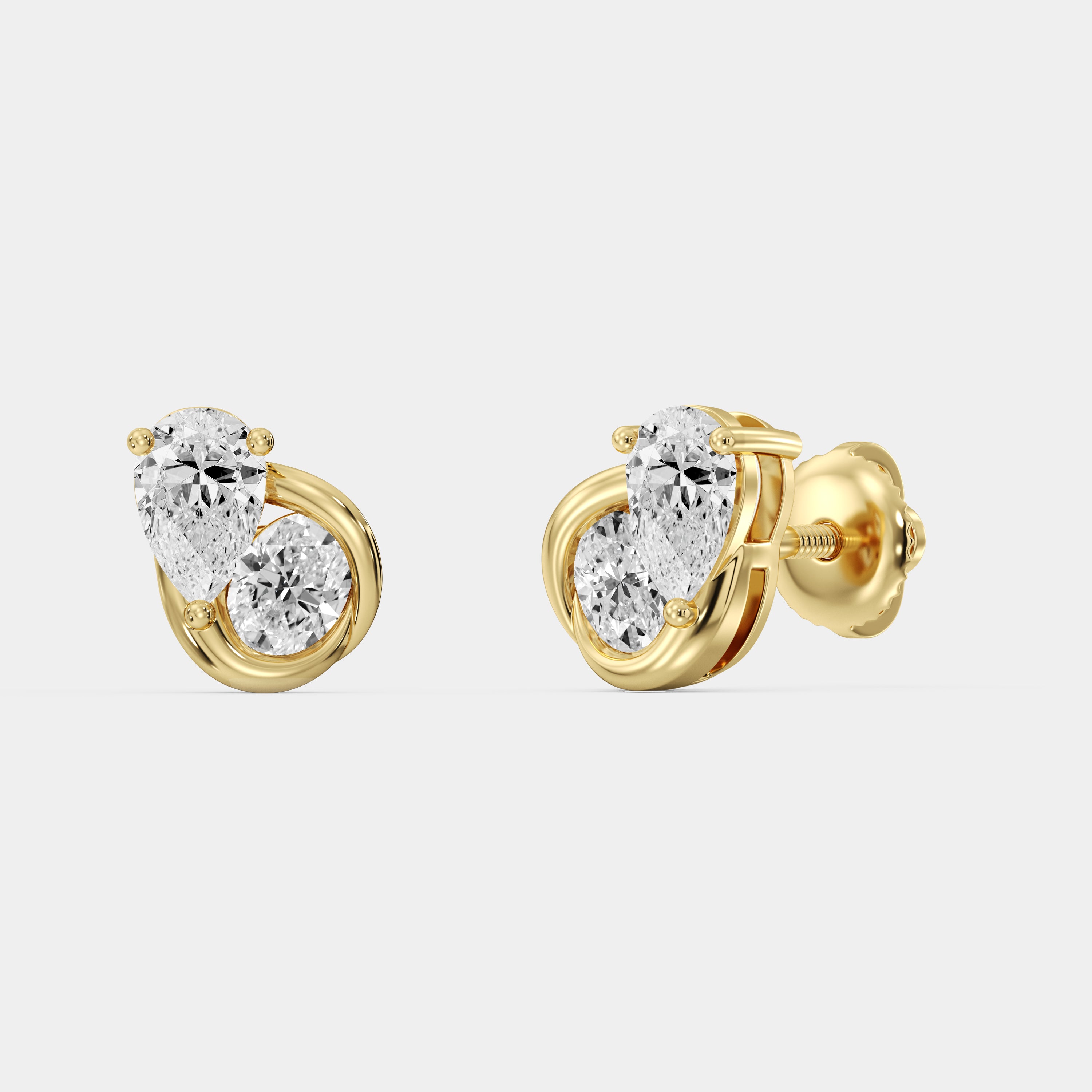 PURE <span>Embrace Diamond Stud</span> EARRINGS