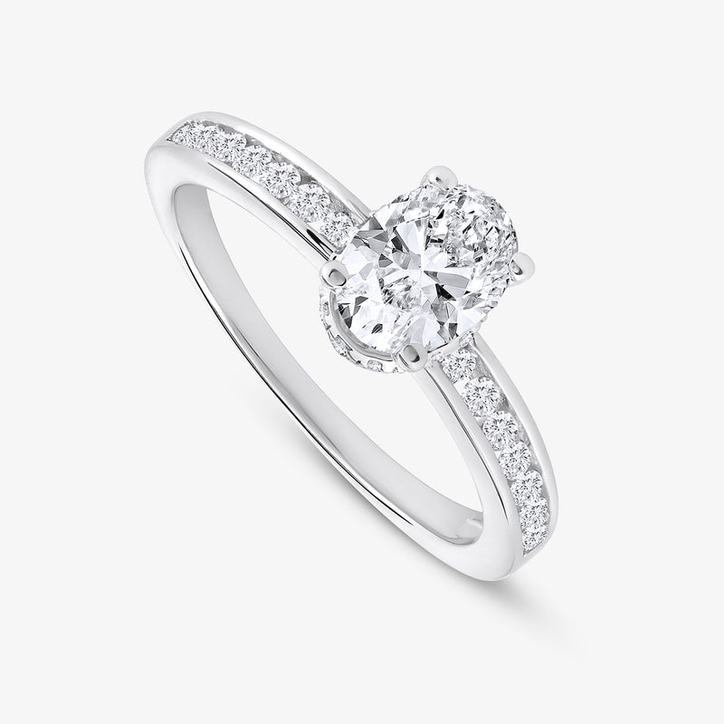 Oval Grace Solitaire Ring