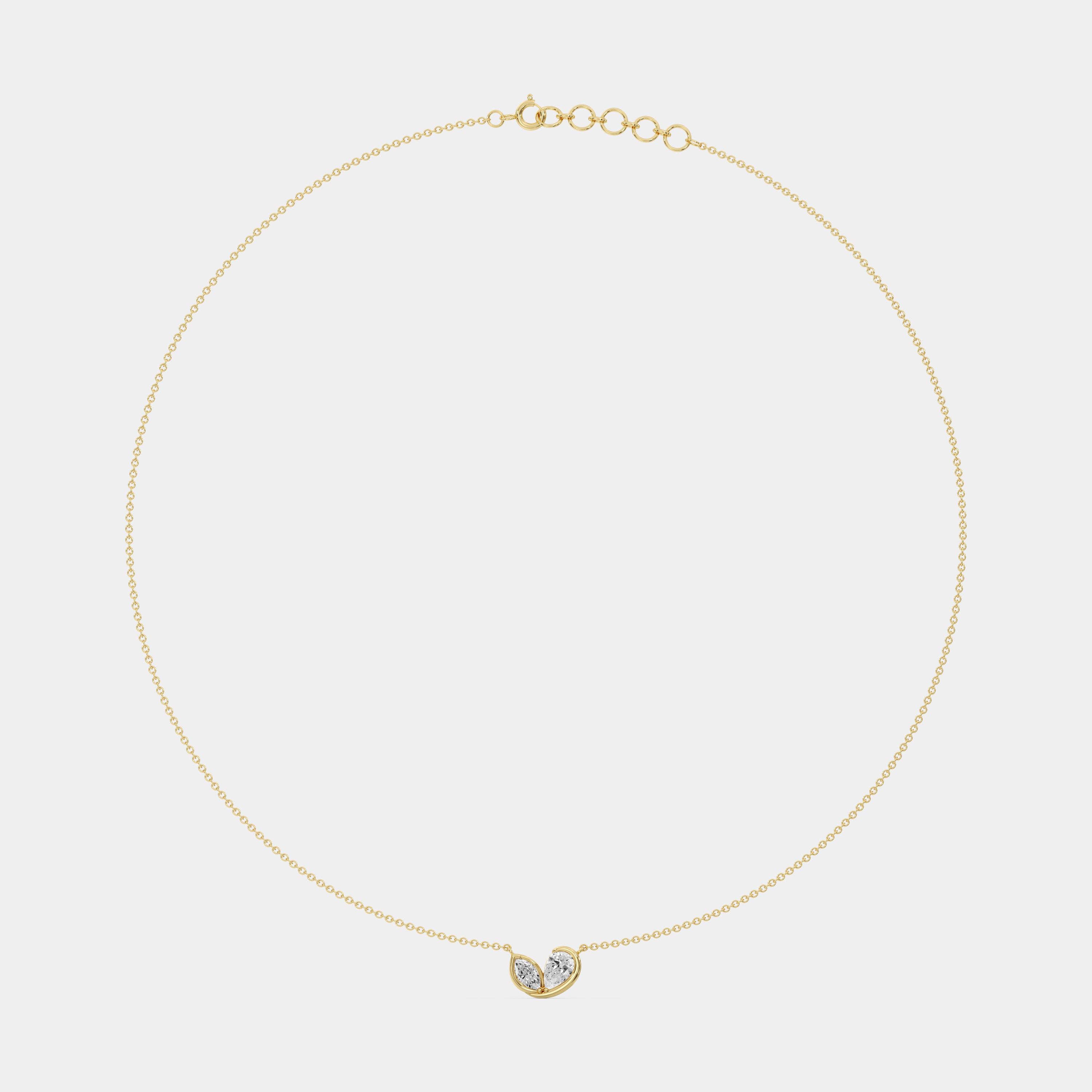 GOLDEN <span>Petal Bond Diamond</span> NECKLET
