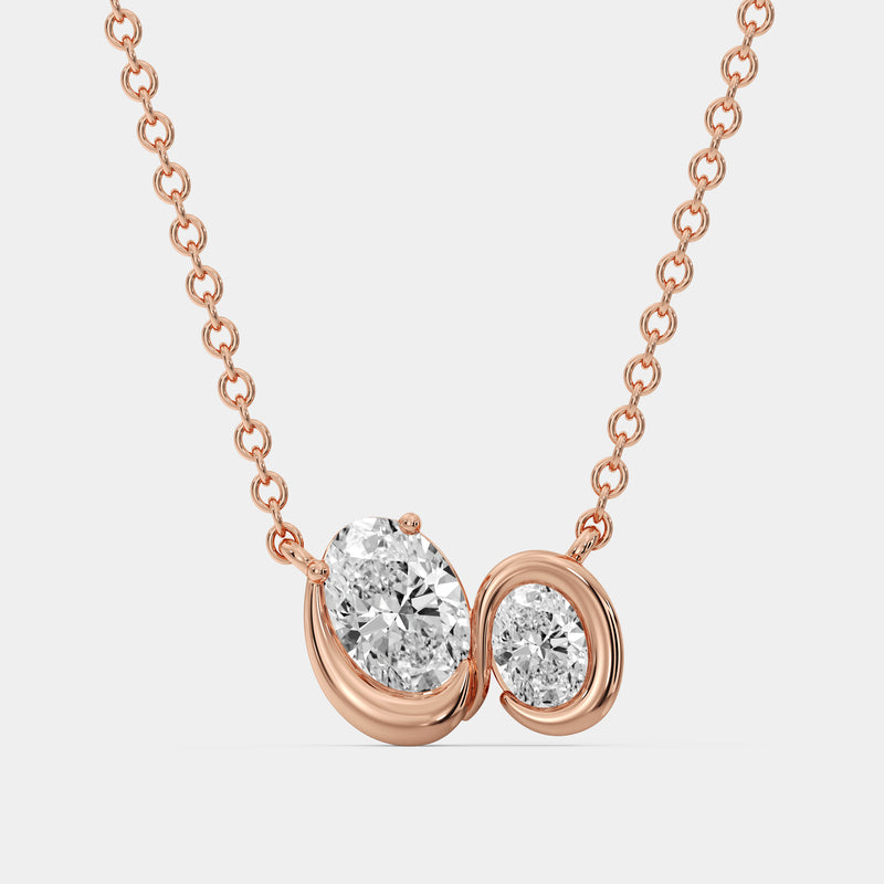 gold necklace #color_rose