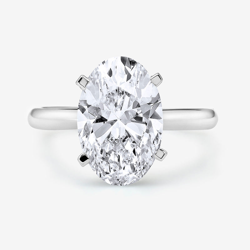 Eternal Oval Solitaire Ring