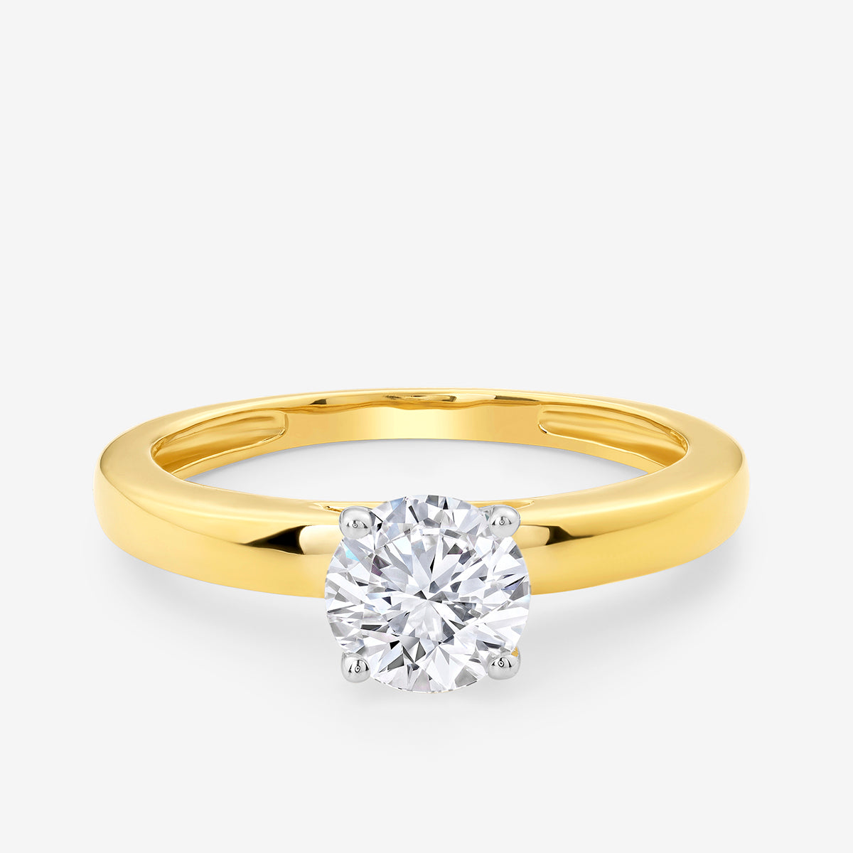 ELEGANT<span> Round Solitaire </span>RING