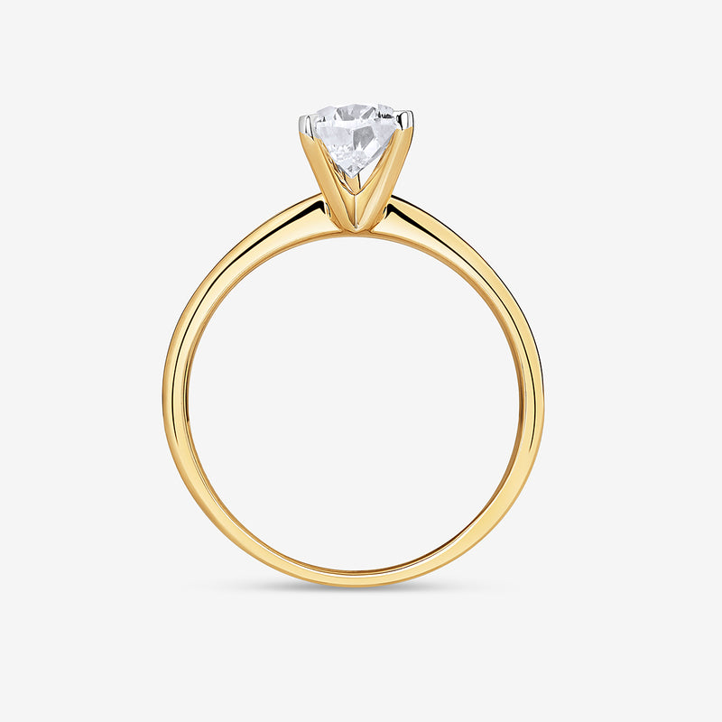 Timeless Pear Solitaire Ring