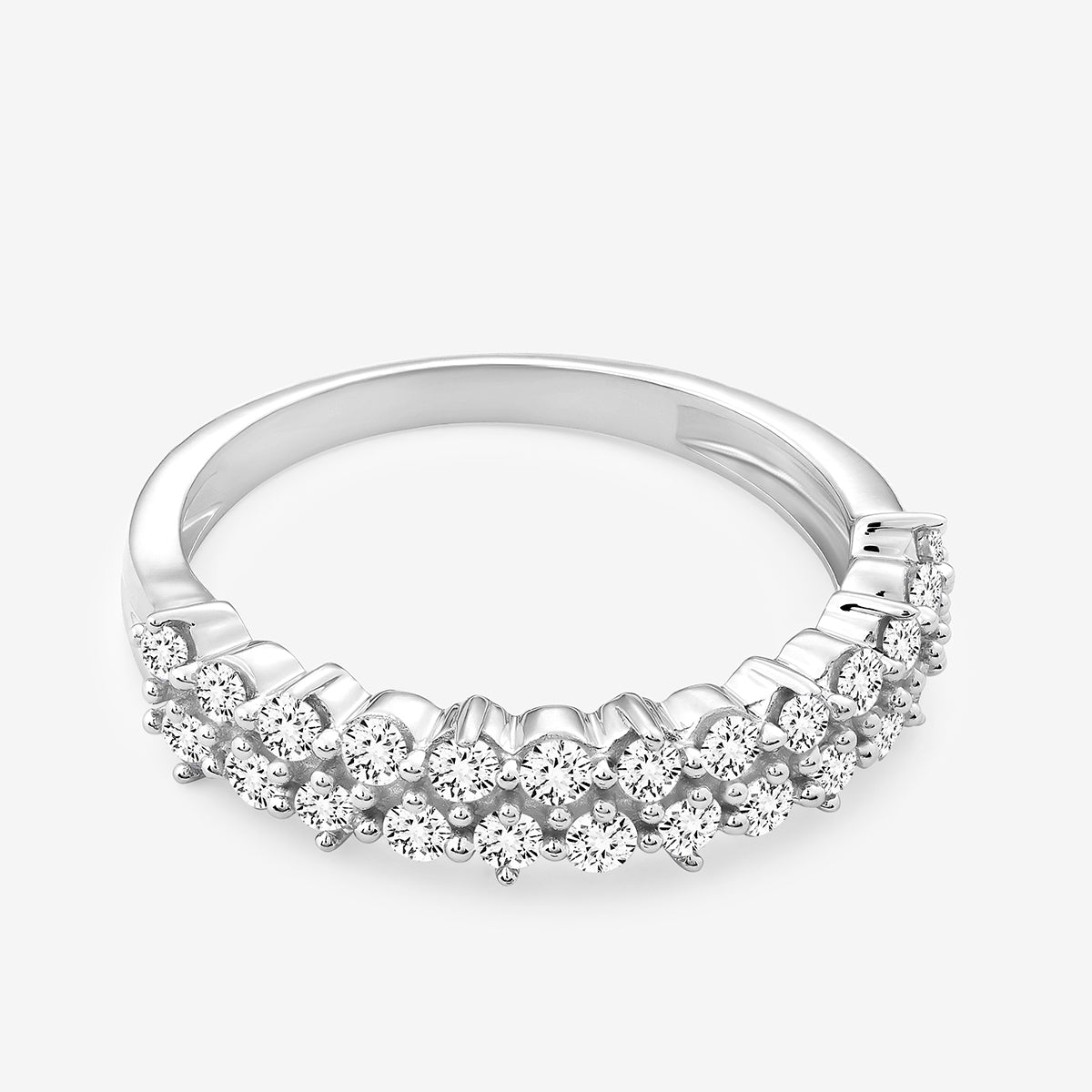 Opulent Glow ring, Keemti Jewels, silver 925 vermeil plating with round pavé stones