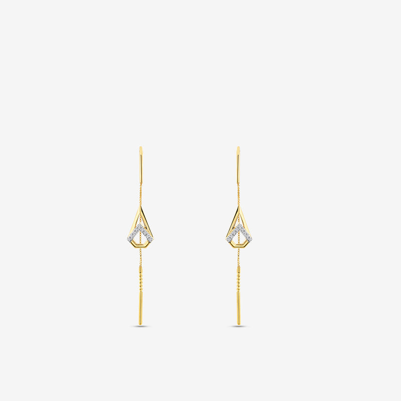Urban Triangle Sui Dhaga Earrings