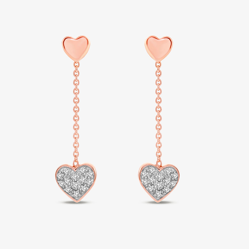 Sweetheart Diamond Sui Dhaga Earrings