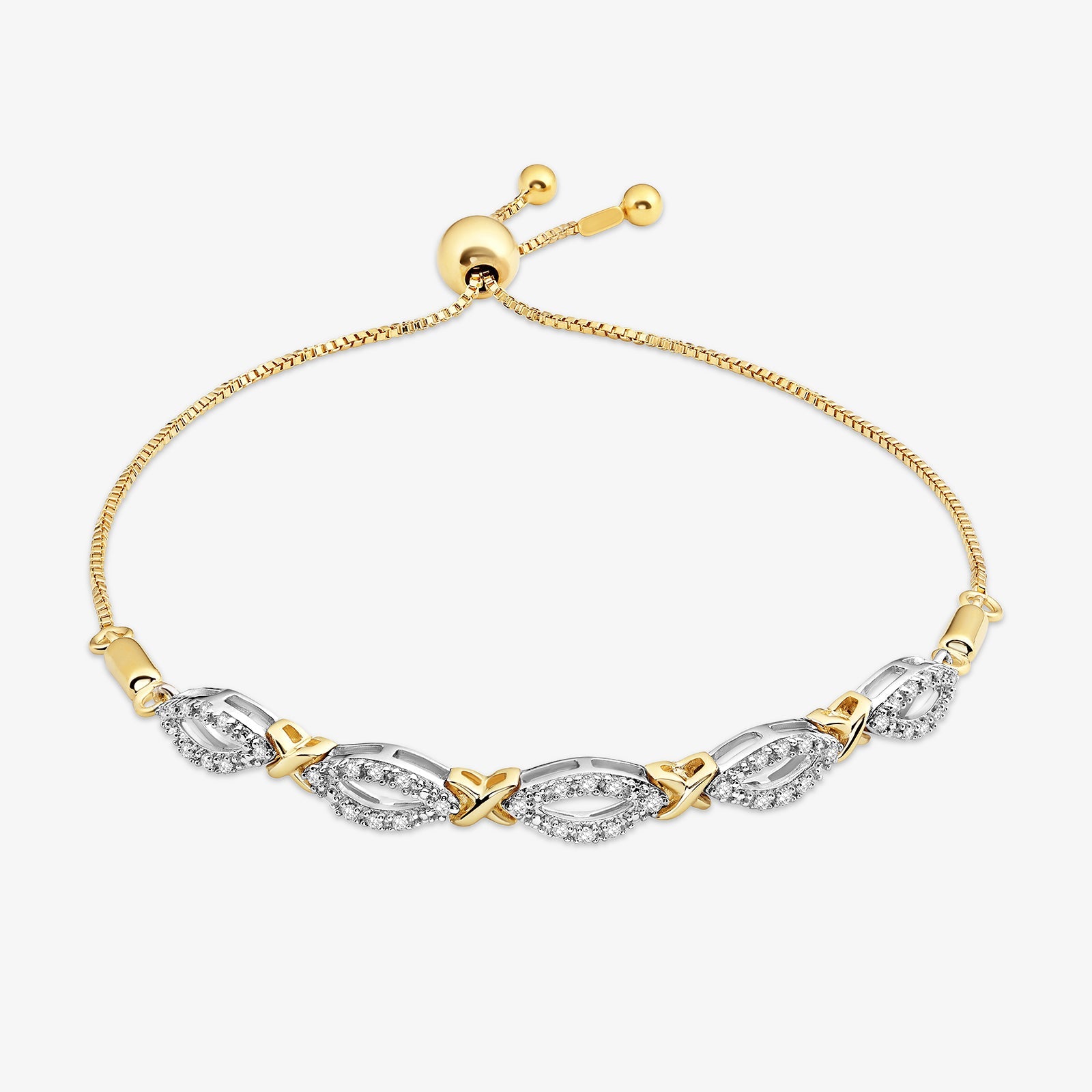 SERENE <span>Loop Diamond Bolo</span> BRACELET