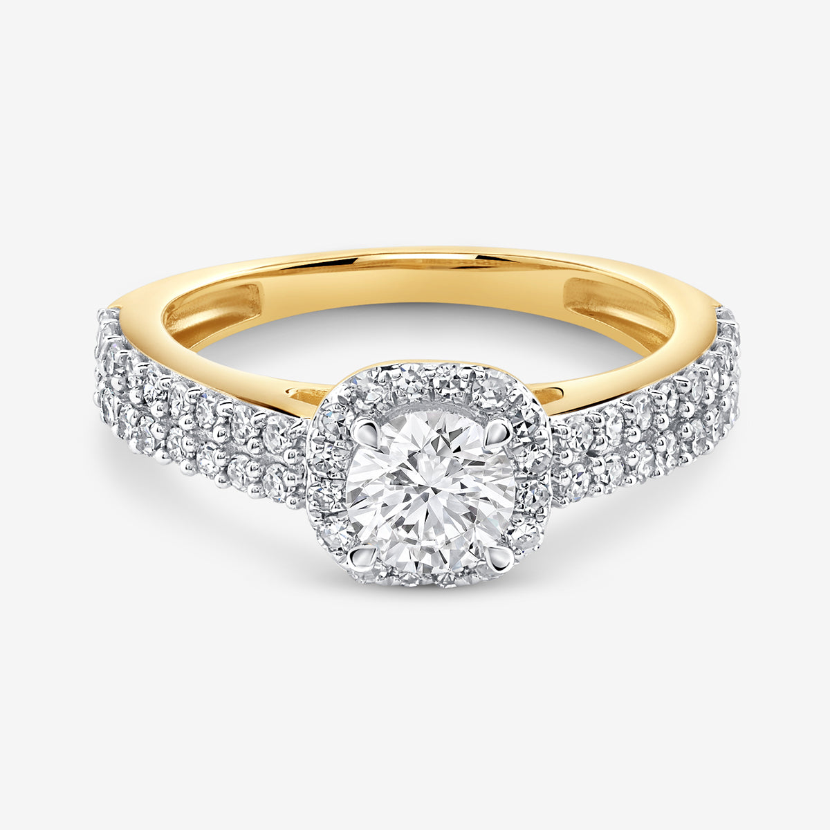 GENTLE <span>Glow Halo Diamond </span>RING