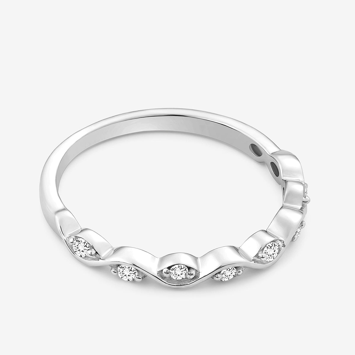 TWIST<span> Wave Marquise Diamond </span>RING