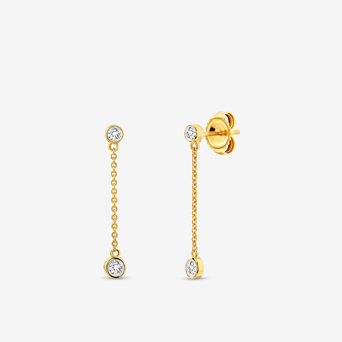 SHIMMER <span>Trail Diamond Dangler </span>EARRINGS