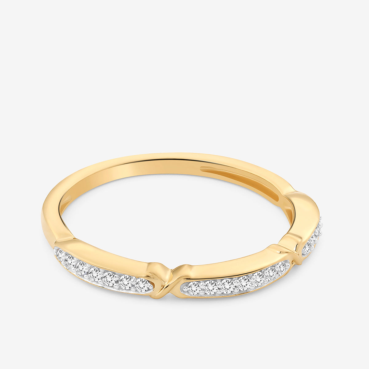 CRESCENT<span> Arc Diamond </span>RING